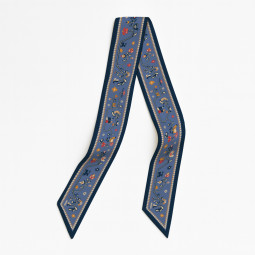  Twilly Scarf Tree of Life blue: photo - ORNER 
