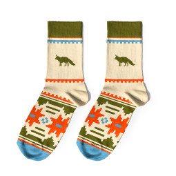  Шкарпетки «Схід» світлі: фото - ORNER 