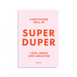  Блокнот у клiтинку SUPER DUPER рожевий: фото - ORNER 