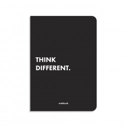  Блокнот у клiтинку Think Different чорний: фото - ORNER 
