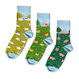  Набор носков «Сельской движ»: фото - ORNER 