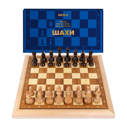  Light brown wooden chess: photo - ORNER 