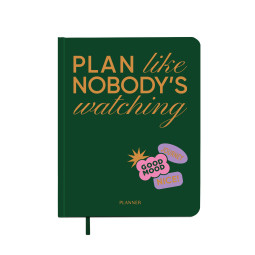  Планер «PLAN LIKE NOBODY'S WATCHING» зелений: фото - ORNER 