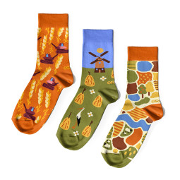  Set of socks Ukrainian fields: photo - ORNER 