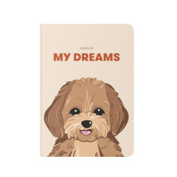  Plaid notebook The Maltipoo Dreams: photo - ORNER 