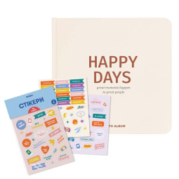  Set of photo albums with black pages and stickers for albums: photo - ORNER 