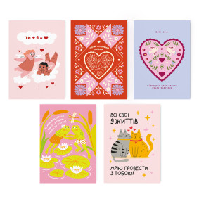  Set of postcards With love: photo - ORNER 