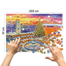  Пазл «Святкова Софійська площа» 1000 елементів: фото 2 - ORNER 