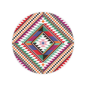  Набор для вышивания Ø160 мм «Традиционный орнамент»: фото - ORNER 