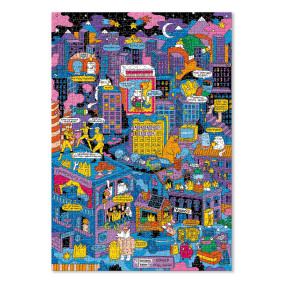  Пазл благотворительный ORNER х Yasno «Как украинцы во время отключений объединялись» 500 элементов: фото 2 - ORNER 