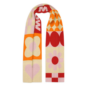  Scarf WOW yellow-pink: photo - ORNER 