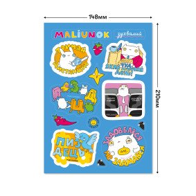  ORNER x Maliunok sticker set Bold+Playful+Cheeky: photo 2 - ORNER 