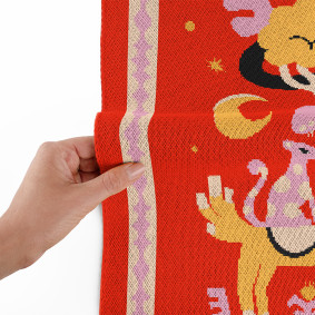  Blanket Wonderland red: photo 2 - ORNER 
