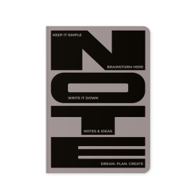  Dotted notebook Notes & Ideas grey: photo - ORNER 