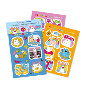  ORNER x Maliunok sticker set Bold+Playful+Cheeky: photo - ORNER 