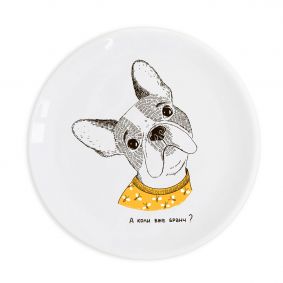 French bulldog Plate