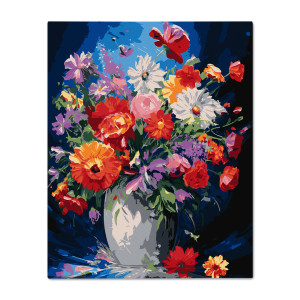  Картина за номерами «Букет магічних квітів»: Фото - ORNER 