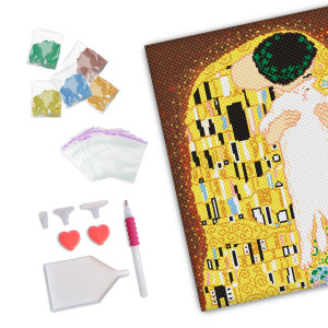  Алмазна мозаїка «Поцілунок»: Фото - ORNER 