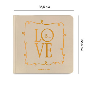  Фотоальбом «Love is...» бежевый: Фото - ORNER 