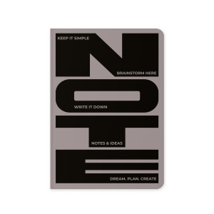  Блокнот в точку «Notes & Ideas» серый: Фото - ORNER 