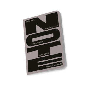  Блокнот в точку «Notes & Ideas» серый: Фото - ORNER 