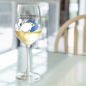  Келих для вина ORNER х MALIUNOK «Винотерапія»: Фото - ORNER 