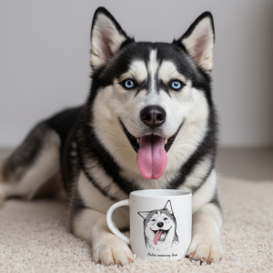 Чашка  «Счастливый хаски»: Фото - ORNER 