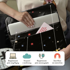  Чехол для ноутбука «Дерево жизни» черный: Фото - ORNER 