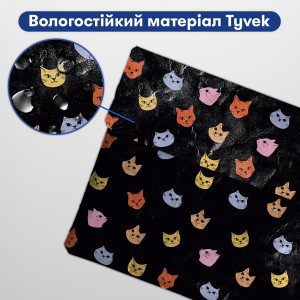  Чехол для ноутбука «Котики. Мяу» черный: Фото - ORNER 