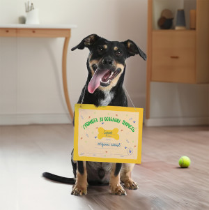  Фотоальбом для песика «Історія мого найкращого друга» графітовий: Фото - ORNER 