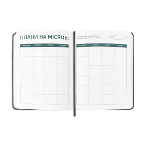  Планер-щоденник «Мої щоденні плани» сірий: Фото - ORNER 