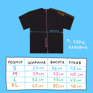  Футболка оверсайз ORNER х MALIUNOK «Против режима» черная: Фото - ORNER 