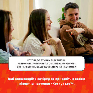  Игра для компании «Кто здесь Кто?»: Фото - ORNER 