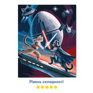  Картина по номерам «Кошачьи войны»: Фото - ORNER 