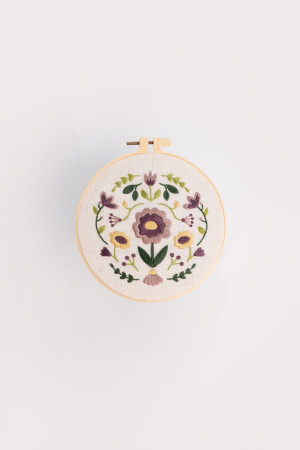  Набір для вишивання Ø160 мм «Квіткова симетрія»: Фото - ORNER 