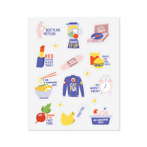  Набор дополнительных стикеров для планеров: Фото - ORNER 