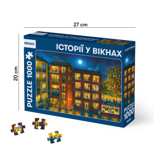  Пазл «Истории в окнах» 1000 элементов: Фото - ORNER 