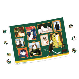  Пазл ORNER x InnaRuda «Кошачий музей» 500 элементов: Фото - ORNER 