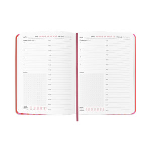  Планер-дневник «Daily planner club» розовый: Фото - ORNER 
