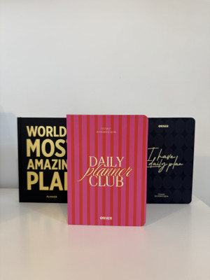  Планер-дневник «Daily planner club» розовый: Фото - ORNER 