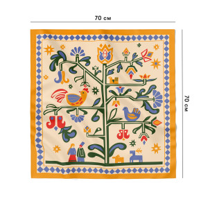  Платок «Древо жизни» бежевый: Фото - ORNER 