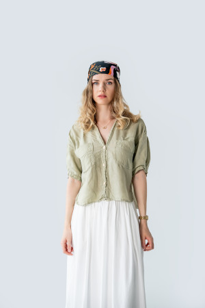  Хустка «Дерево роду» чорна: Фото - ORNER 