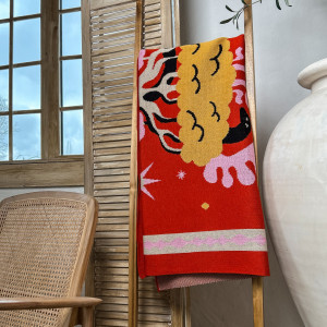  Плед «Чудомир» красный: Фото - ORNER 