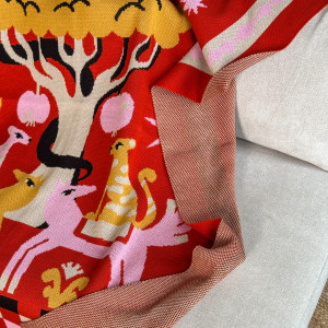  Плед «Чудомир» красный: Фото - ORNER 