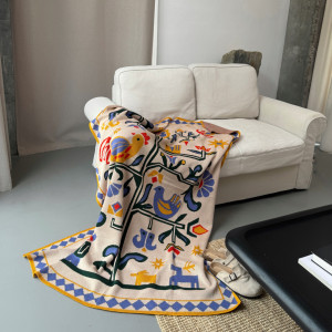  Плед «Дерево жизни» бежевый: Фото - ORNER 