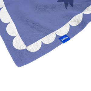  Плед «Птицы на звездном небе» голубой: Фото - ORNER 