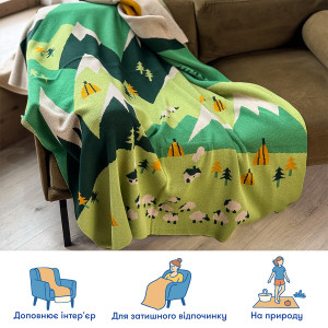  Плед «Українські гори»: Фото - ORNER 