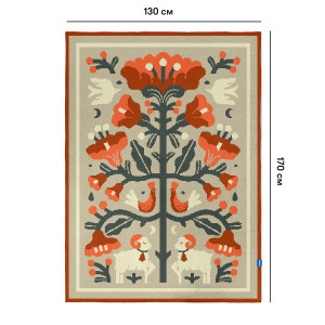  Плед «Вечное дерево жизни» светлый: Фото - ORNER 