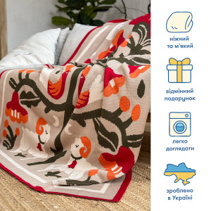  Плед «Вечное дерево жизни» светлый: Фото - ORNER 