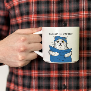  Чашка «Кот с подушкой»: Фото - ORNER 